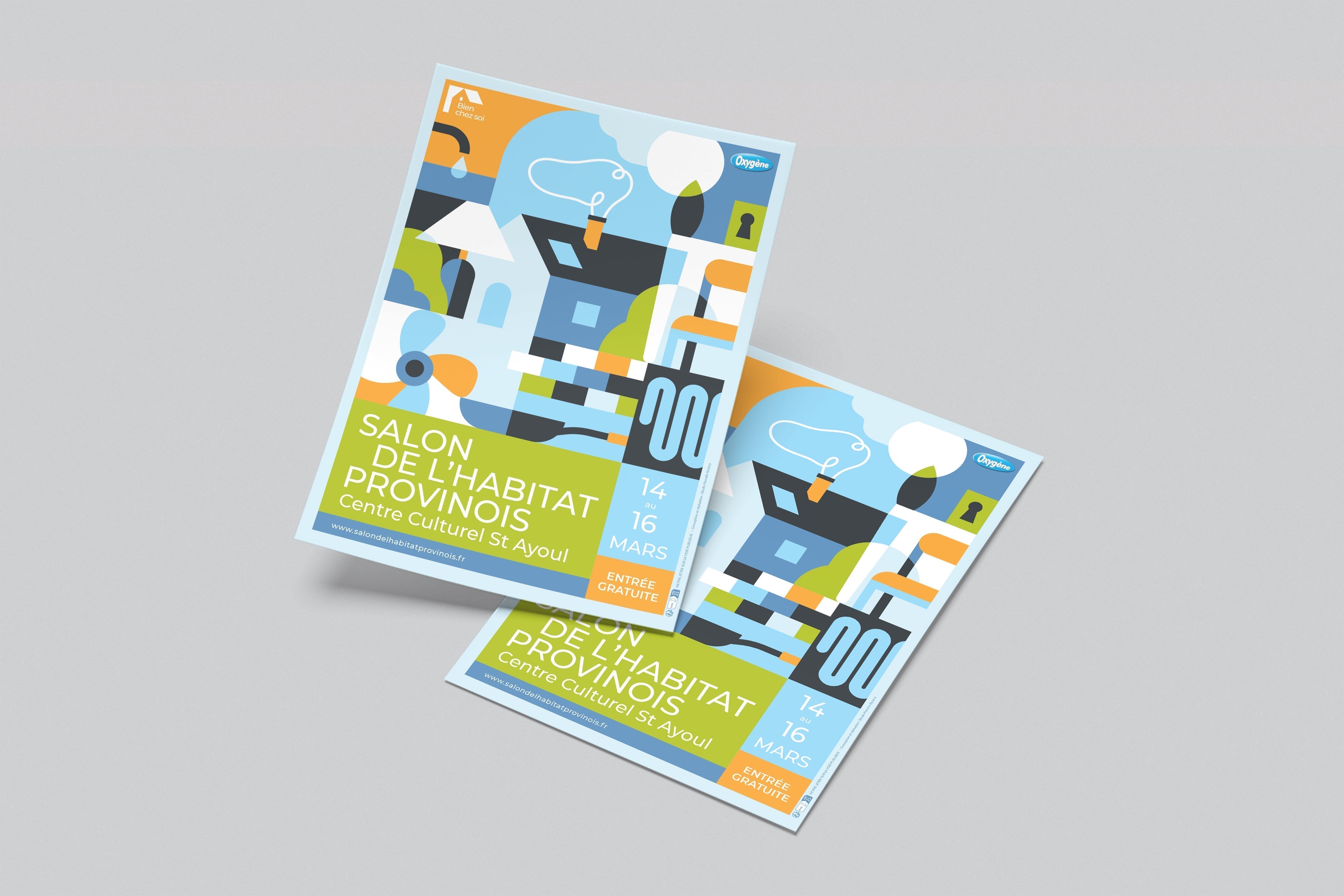 Création de l’identité visuelle du Salon de l’Habitat Provinois