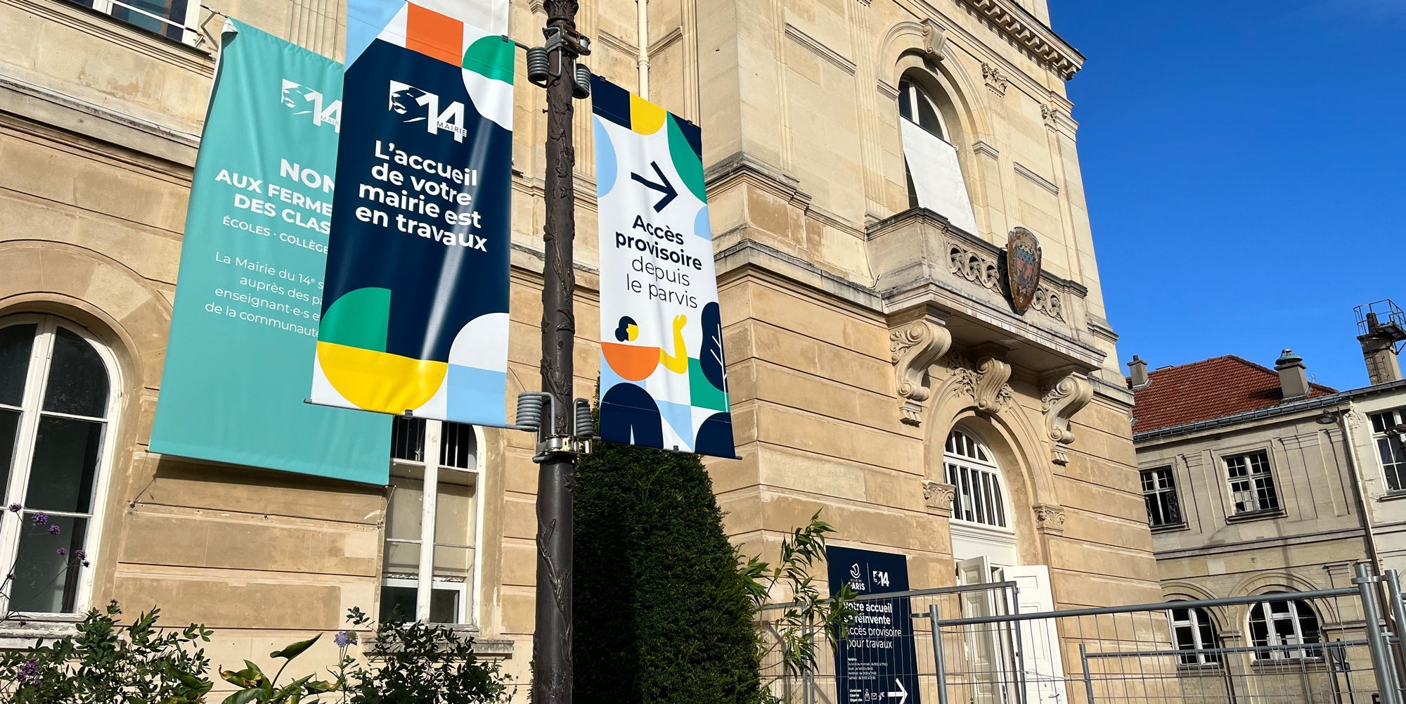 Parcelle Factory habille la mairie du 14e