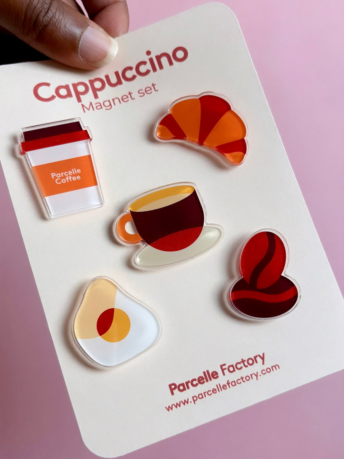 Magnet set - Cappuccino