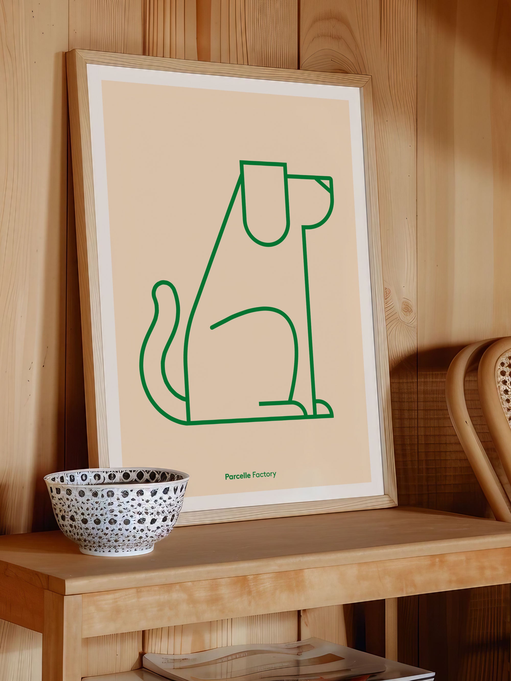 Chien vert