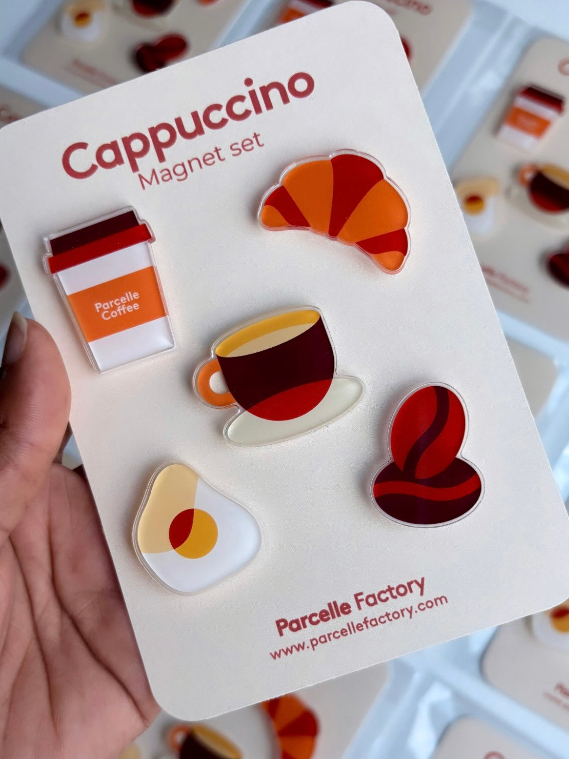 Magnet set - Cappuccino