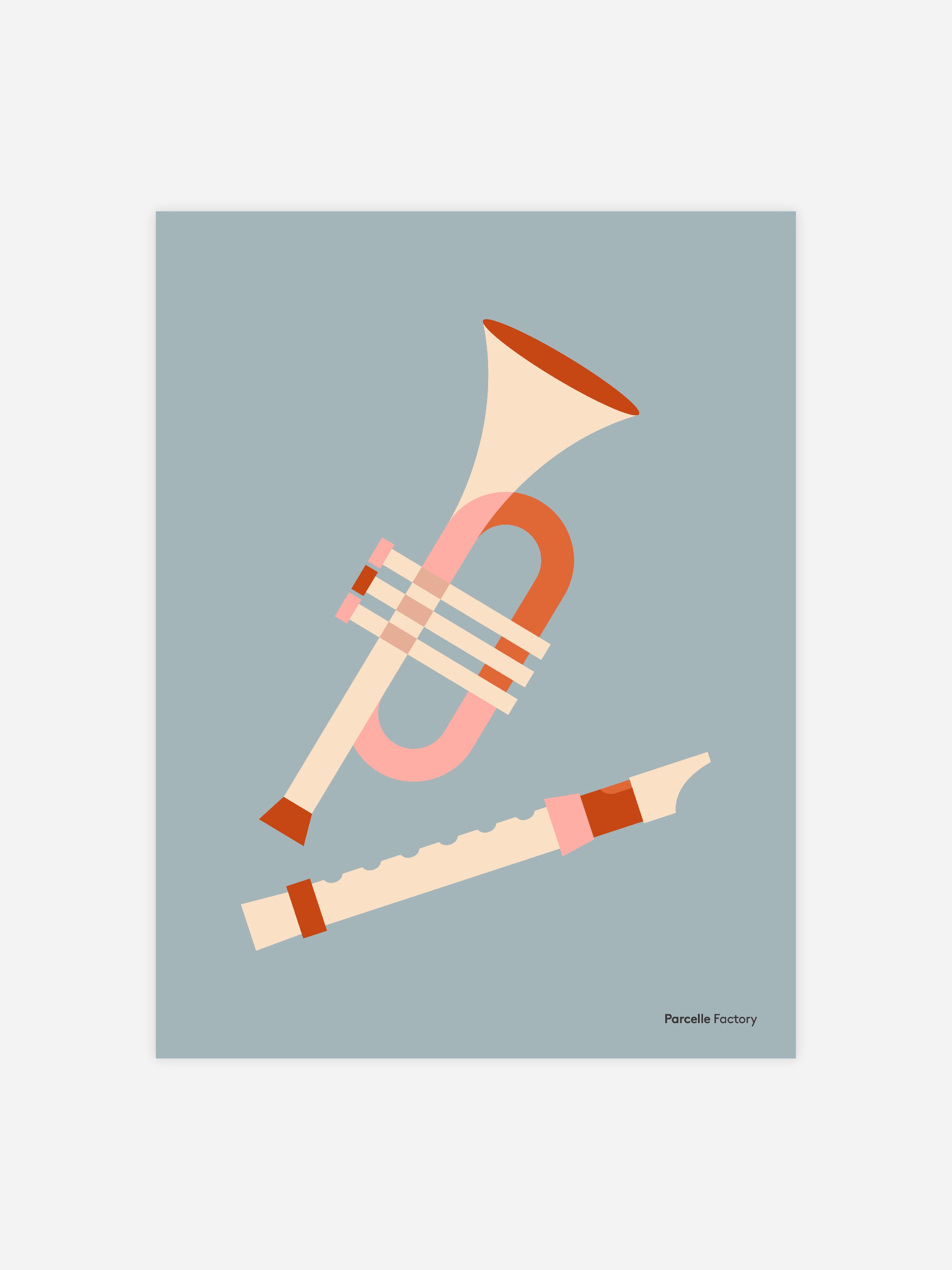 Affiche - La Trompette et la Flûte