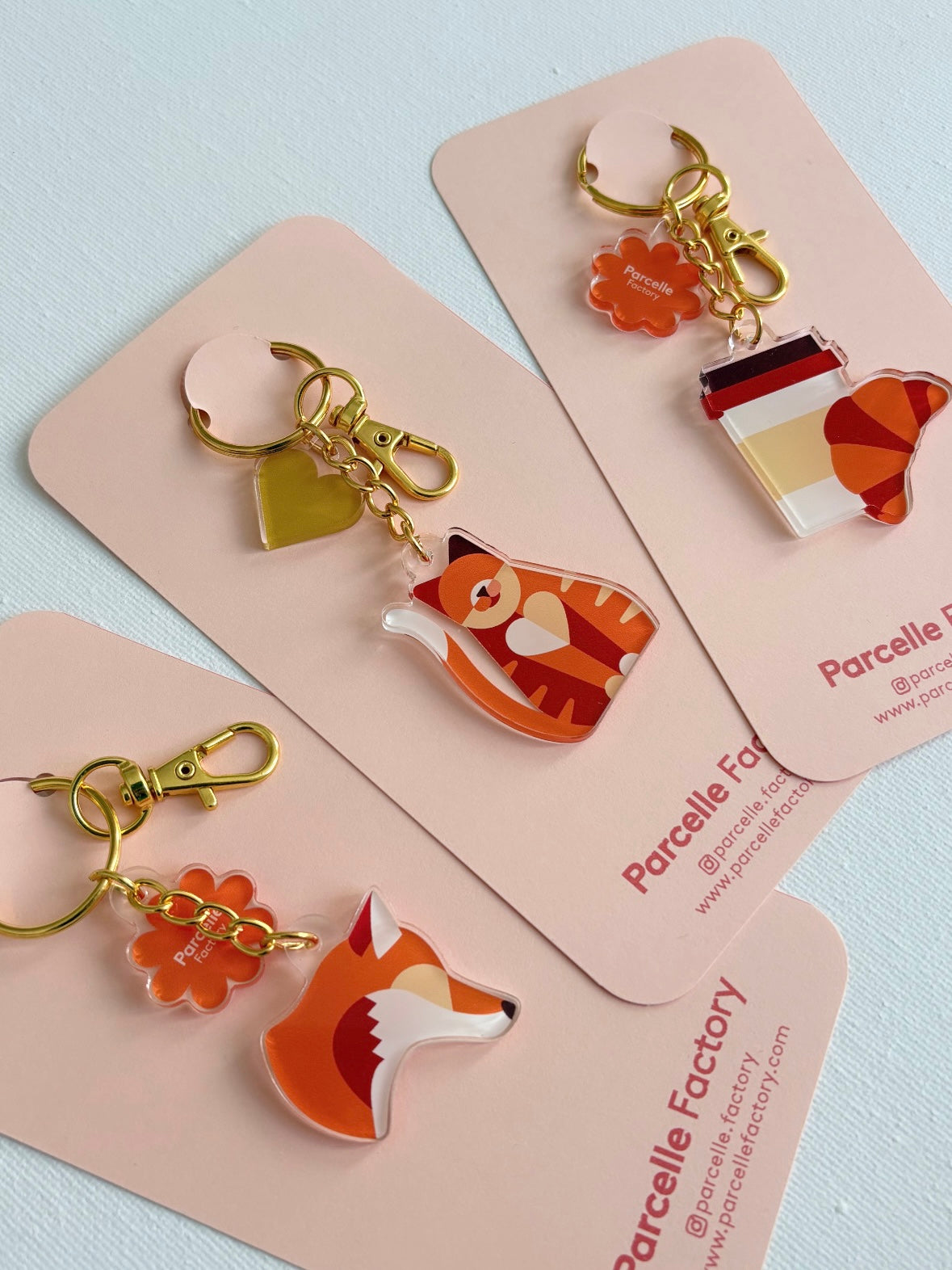 Porte-clés Chat roux