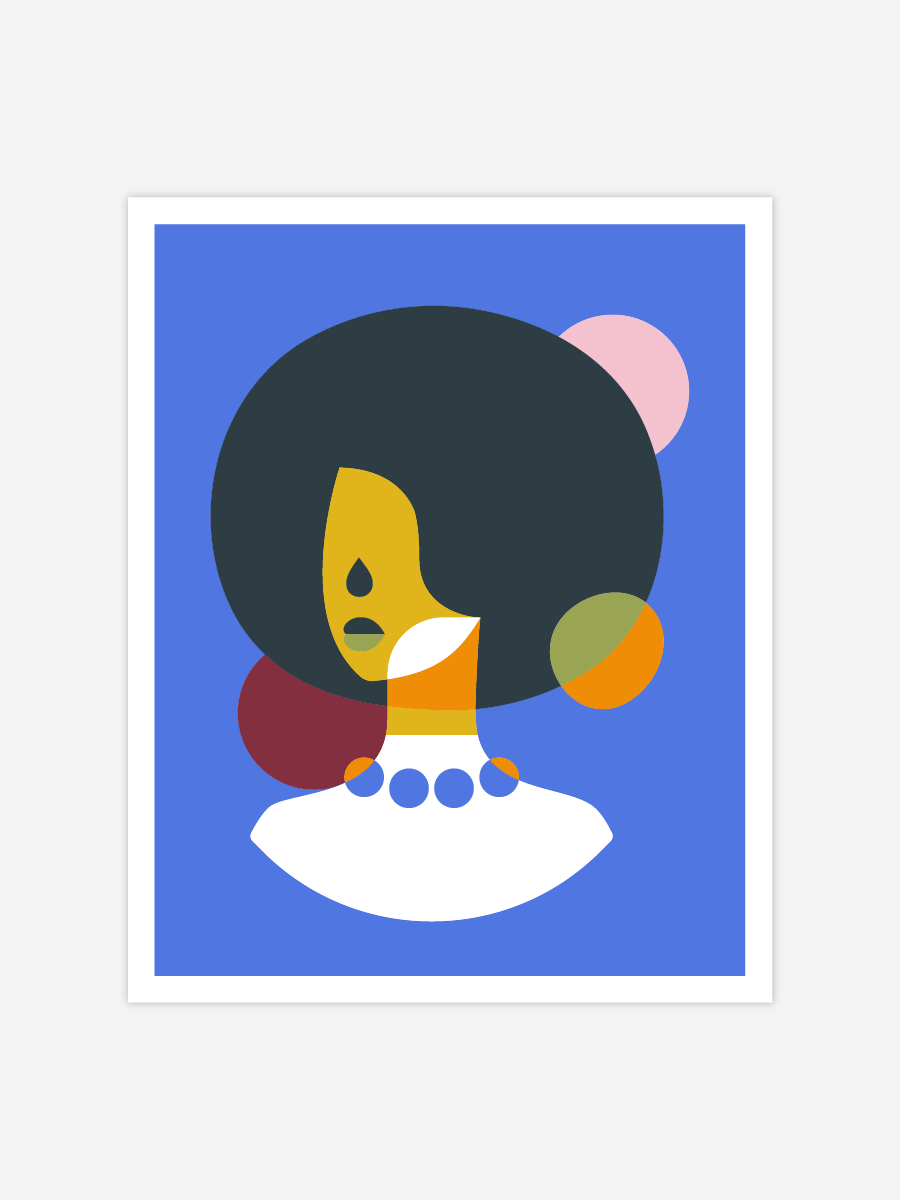 Tirage limité - Portrait - Afro girl